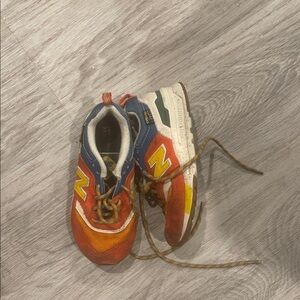 New Balance Kids' Red, Blue, and Yellow Sneakers